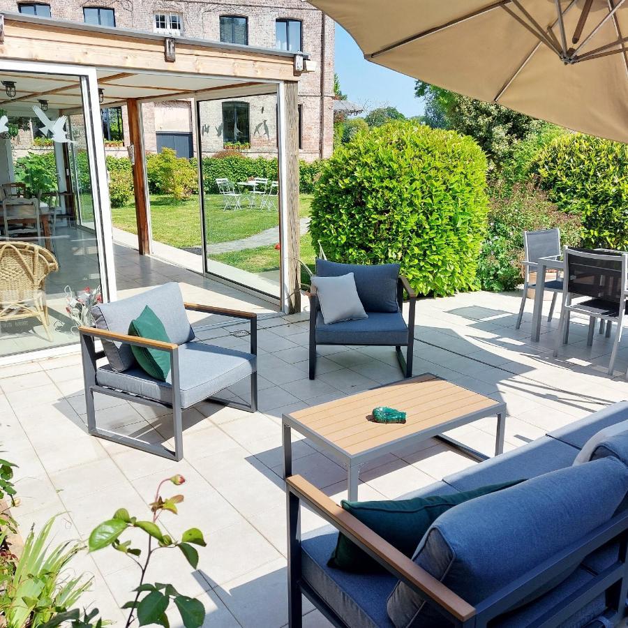 Les Jacquemarts Normands Maison D'Hotes - Guesthouse Belmesnil Exteriör bild